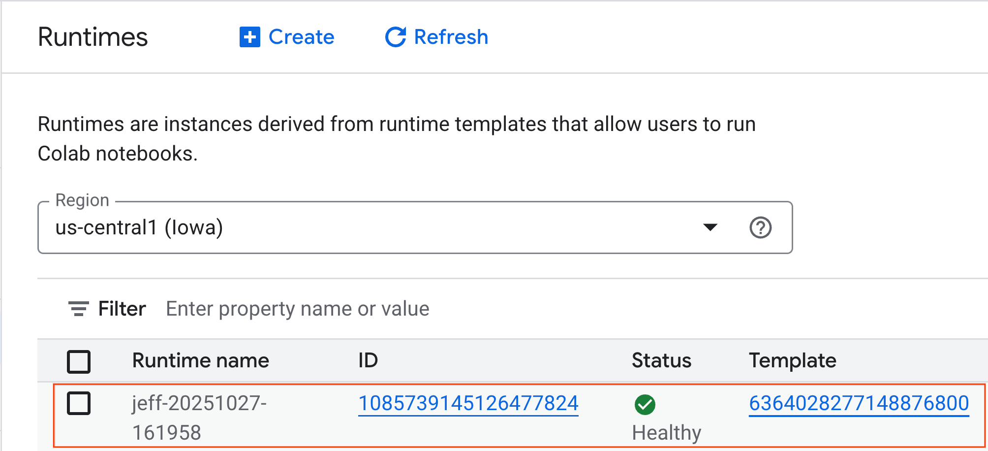 Verifica che il runtime sia disponibile per l&#39;uso