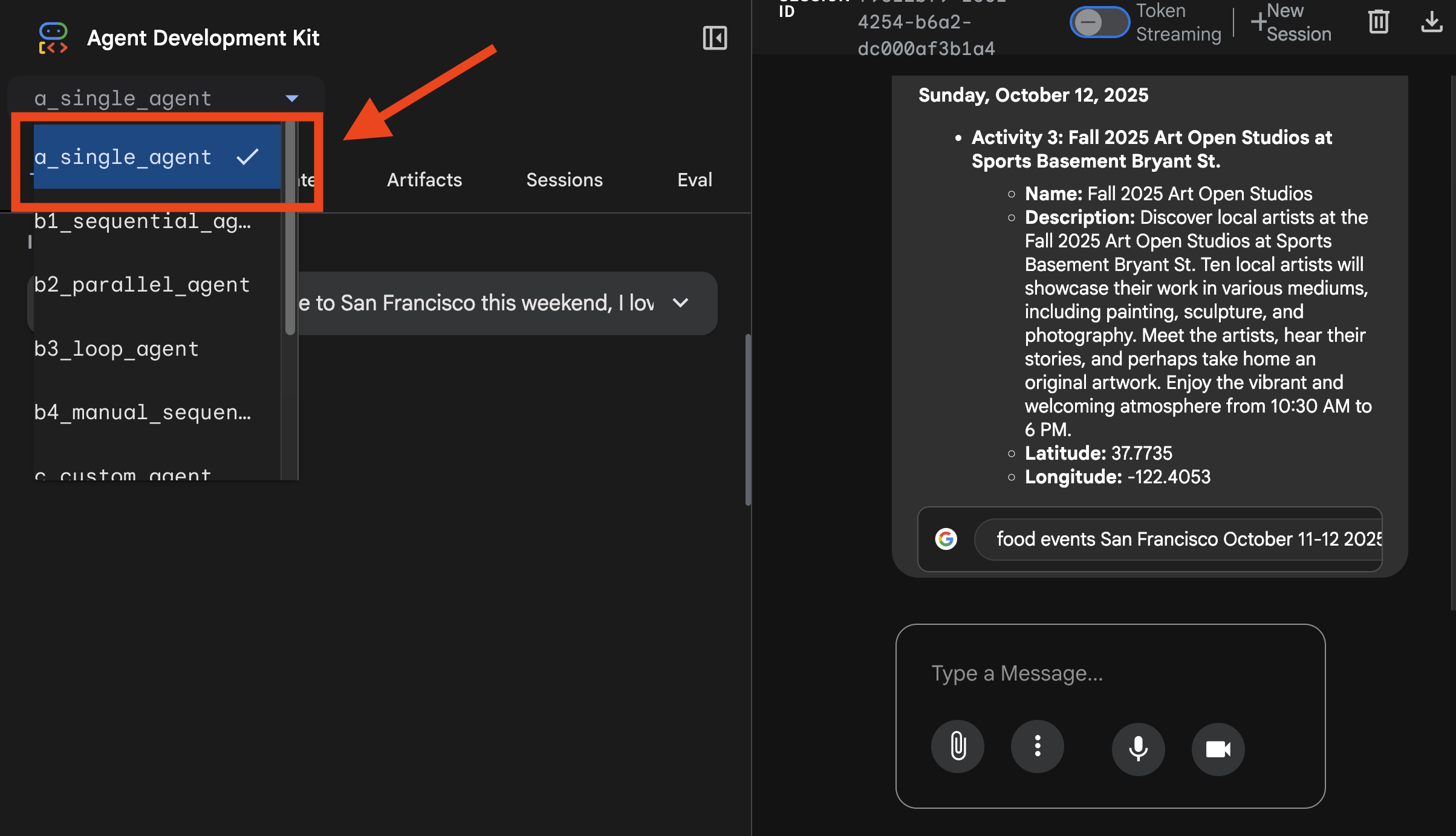 melacak gambar agen tunggal