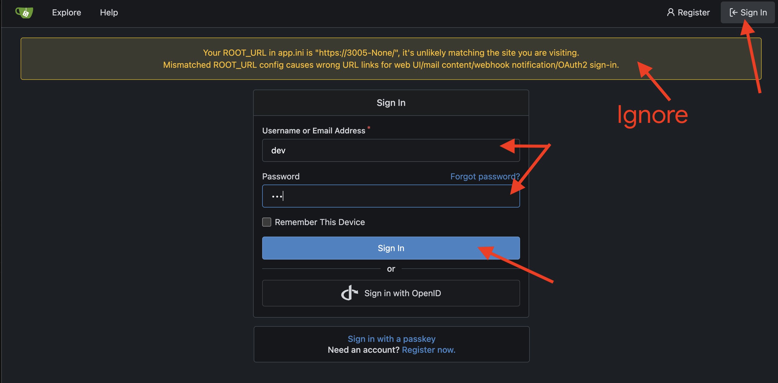 Login