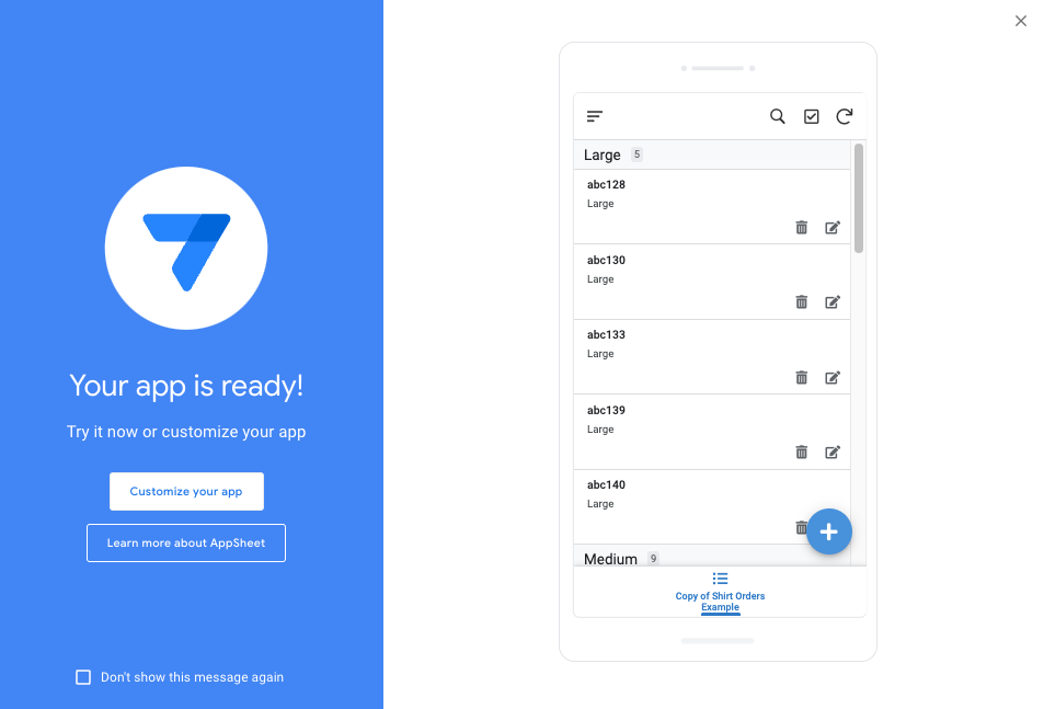 Menghubungkan AppSheet dengan Apps Script | Google Codelabs