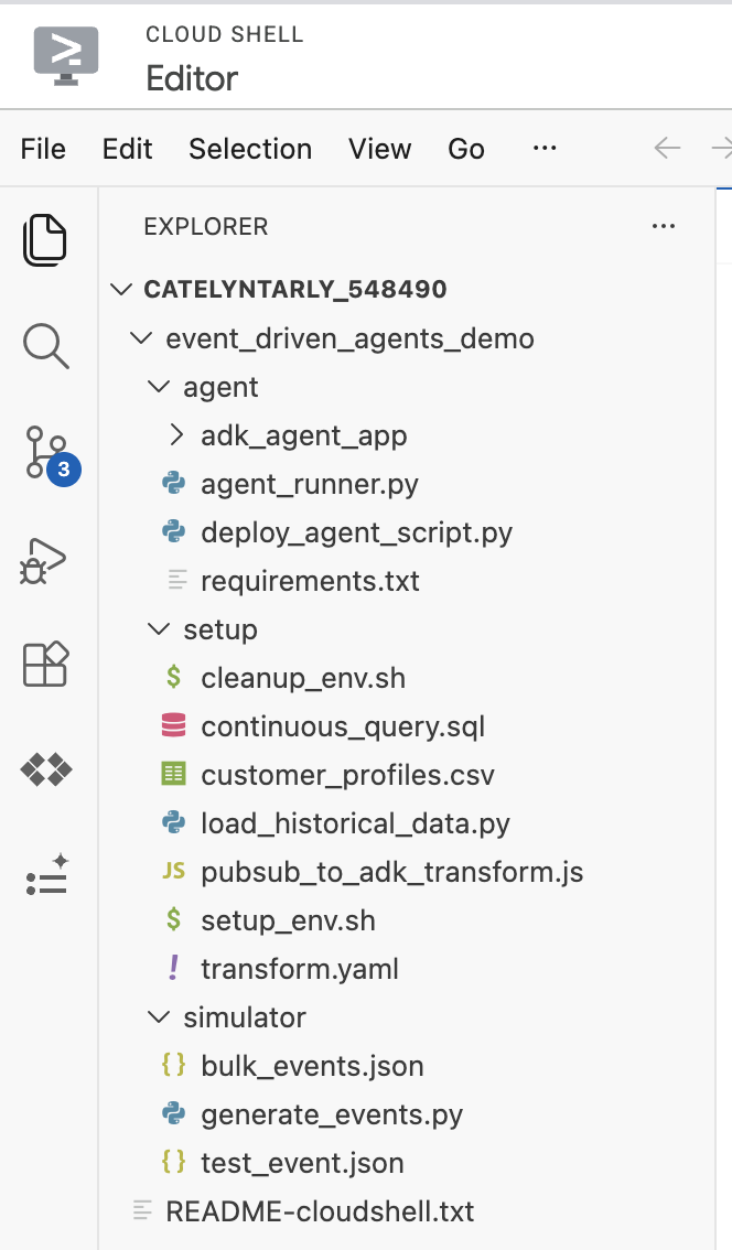 Folder with ADK agent and setup scripts