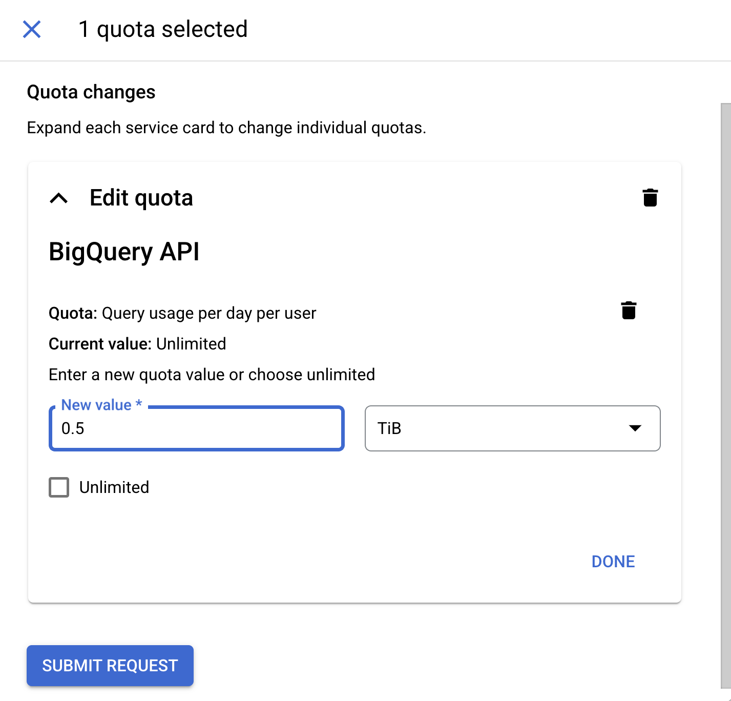 edit per user per day quota