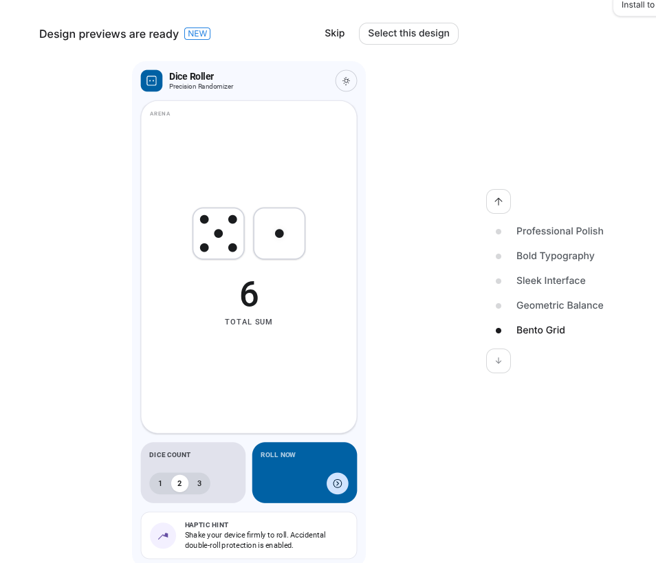Google AI Studio'da uygulama stili seçme