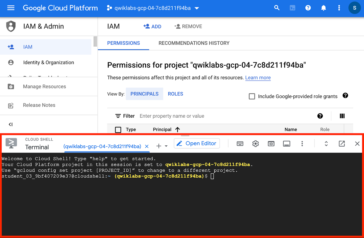 Developing With Cloud Shell & Cloud Code | Google Codelabs