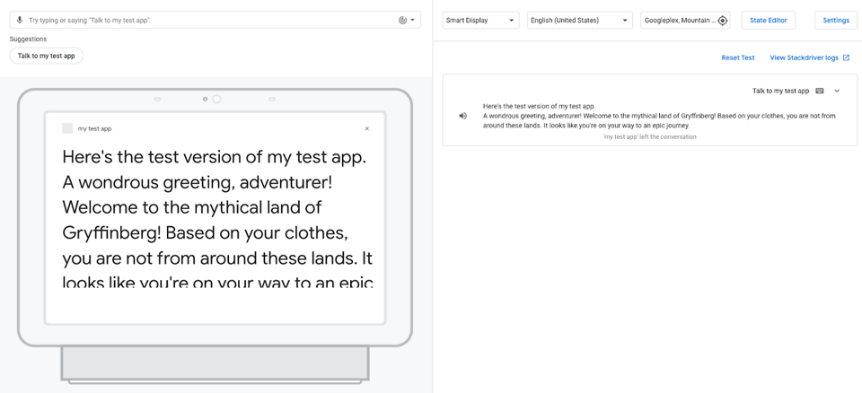 Google Action Build Actions for Google Assistant using the Actions SDK (Level 1 ...