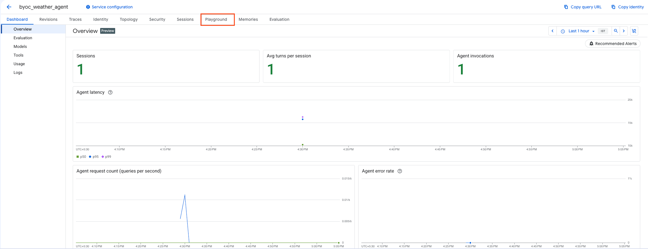 Agent Dashboard