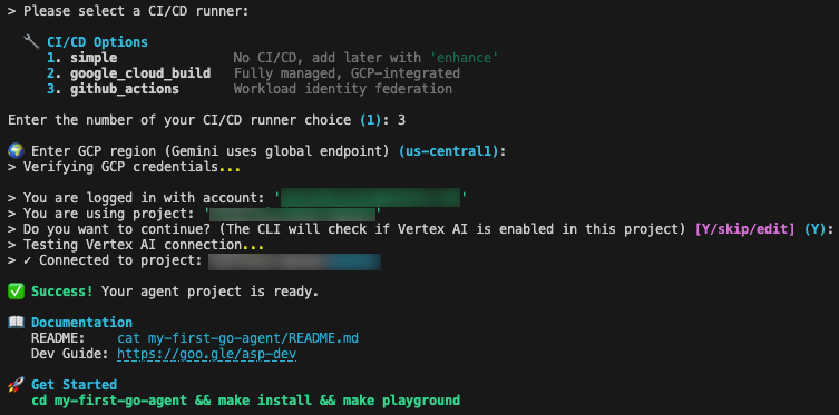 成功メッセージ