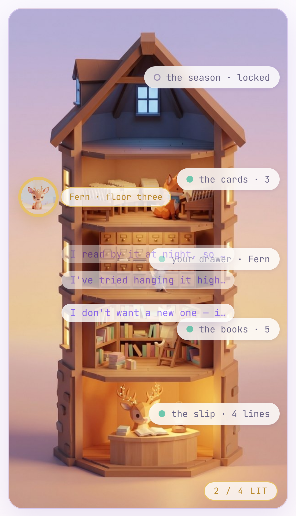 The words rise