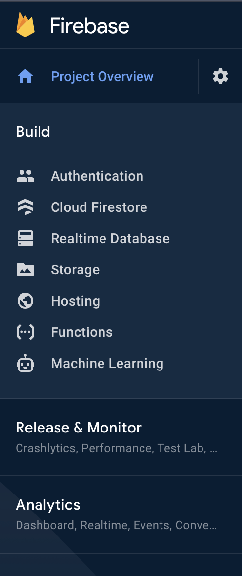 Località di Firebase Realtime Database