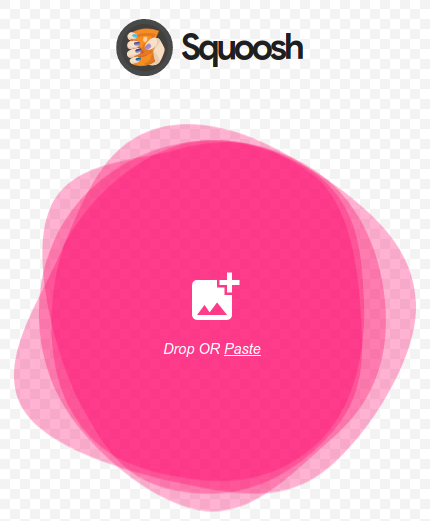 Zrzut ekranu z Squoosh