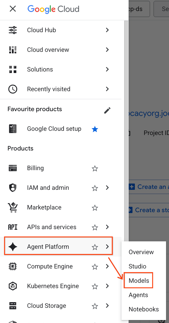 Agent Platform モデルに移動する