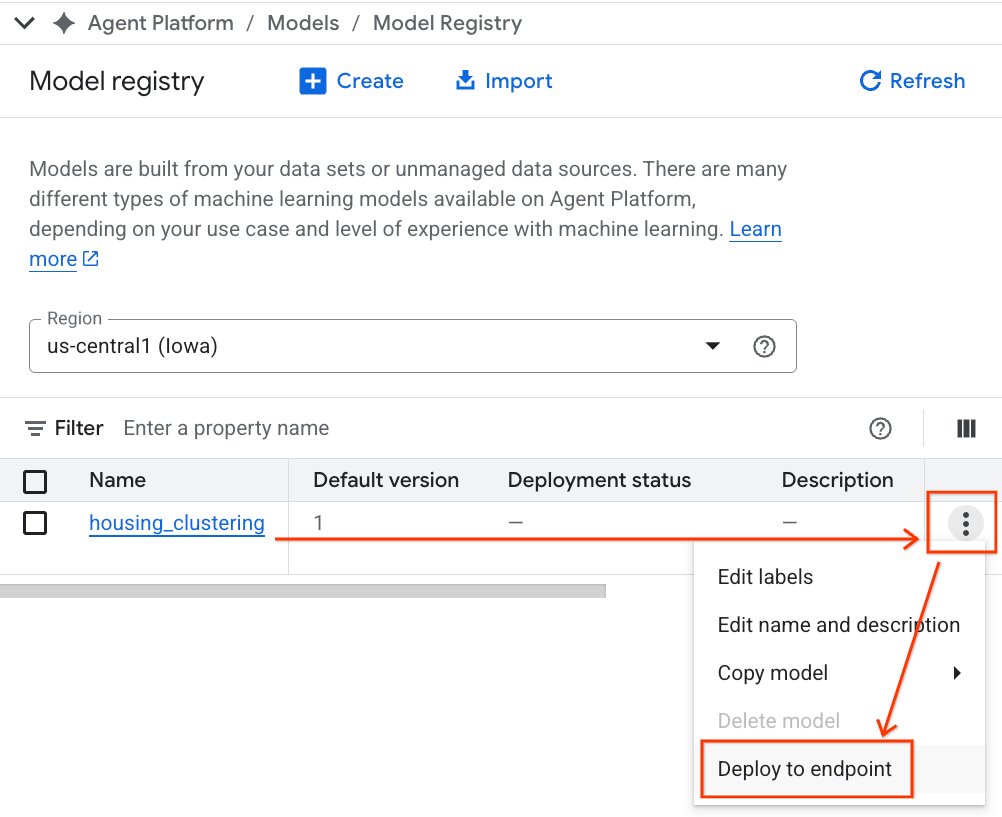 Explore Model Registry