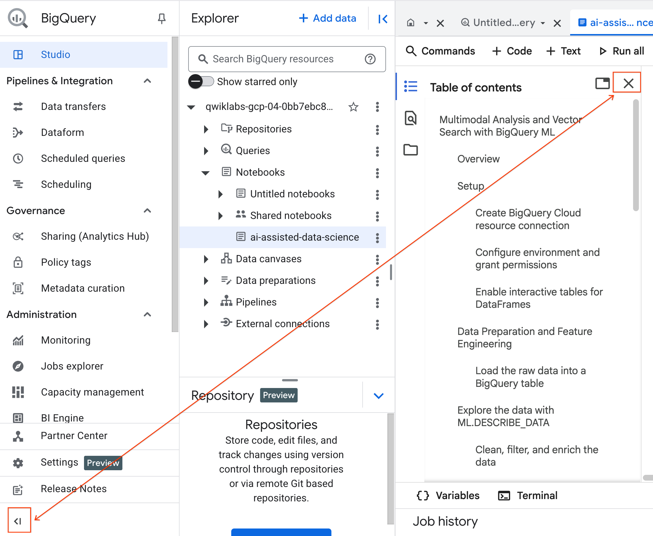 AI-Assisted Data Science with BigQuery | Google Codelabs