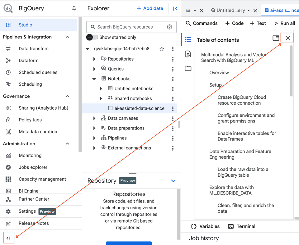 AI-Assisted Data Science with BigQuery | Google Codelabs