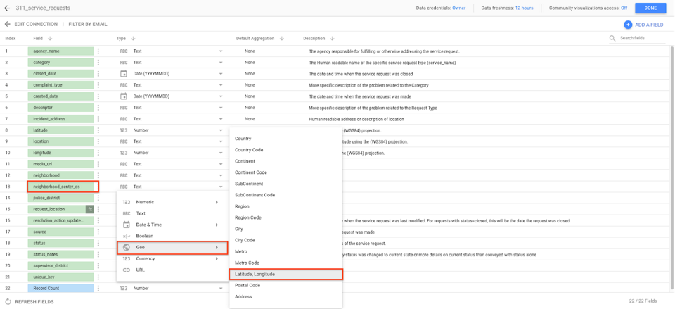 Visualizing your BigQuery Data in Data Studio | Google Codelabs