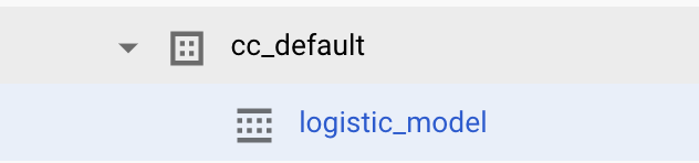 BQML 模型详细信息