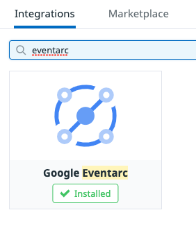 Google Eventarc integration