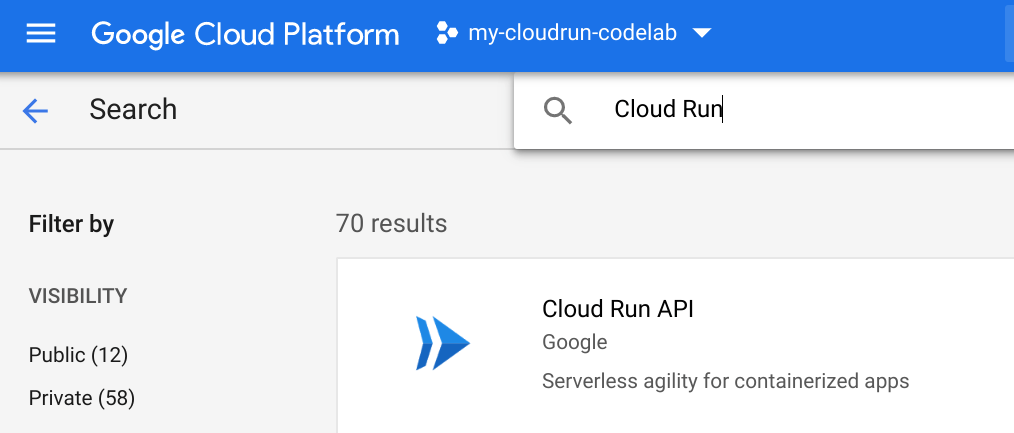 Cloud Run Api Deploy a website with Cloud Run | Google Codelabs
