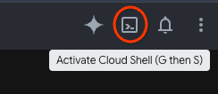 啟動 Cloud\nShell