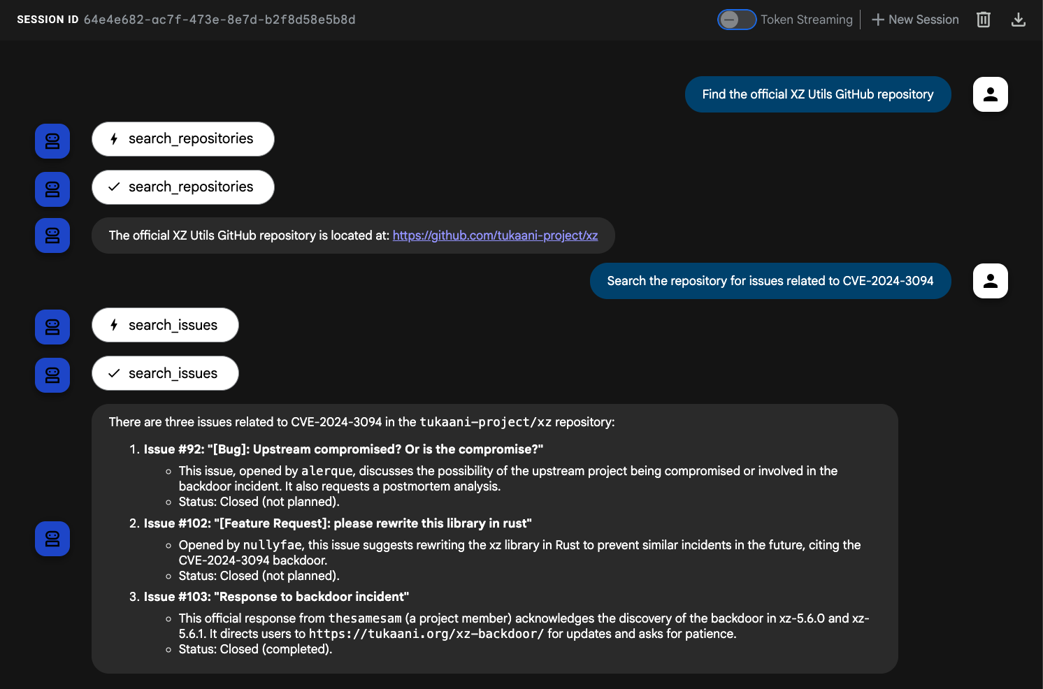 MCP 도구 GitHub 예