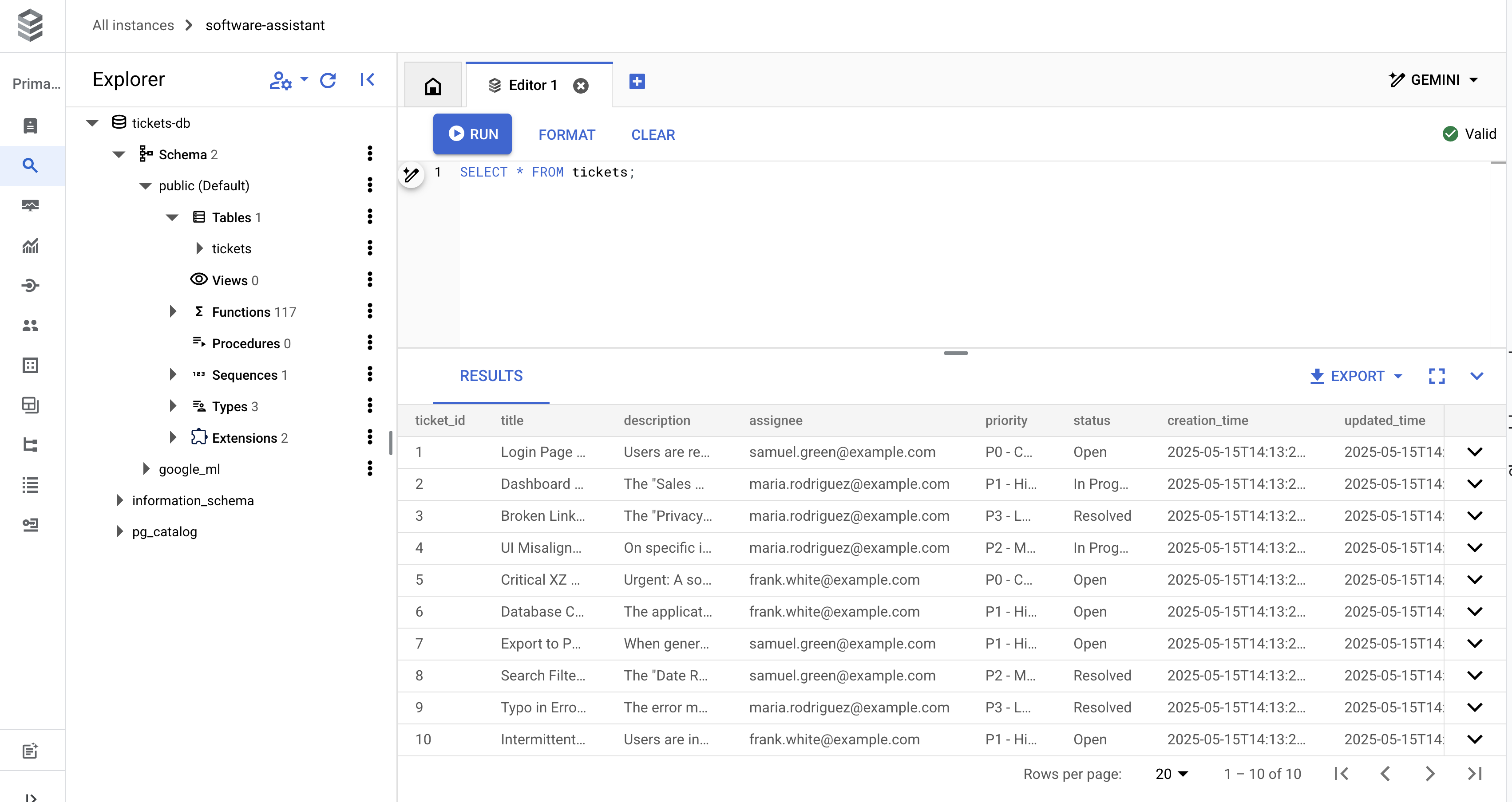 Cloud SQL DB 확인
