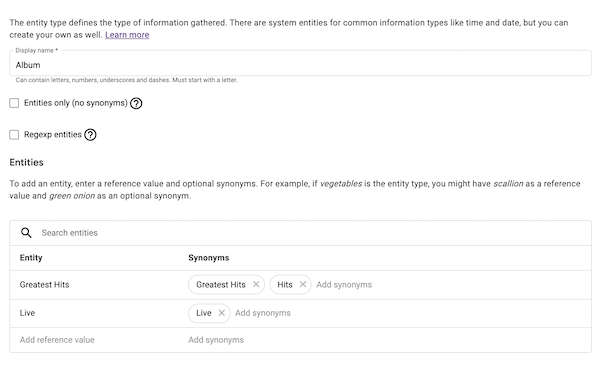 @Album 항목 유형