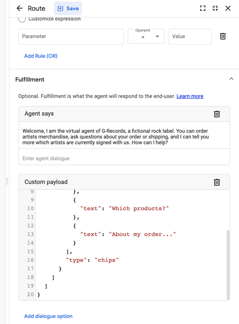 Dialogflow CX: Build a retail virtual agent | Google Codelabs