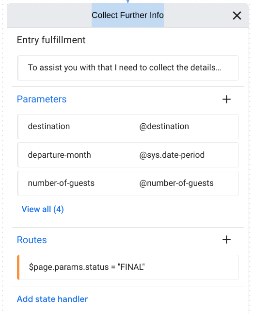 Collect Further Info(추가 정보 수집) 페이지 Collect Further Info(추가 정보 수집) 페이지