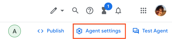 Go to Agent Settings