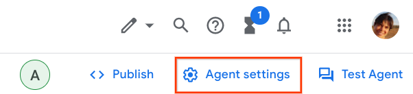 Ir a Agent Settings Ir a Agent Settings