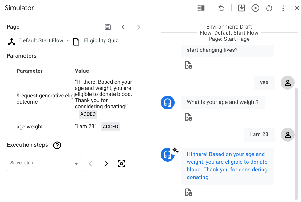 Fornisci l'età, ma non il peso