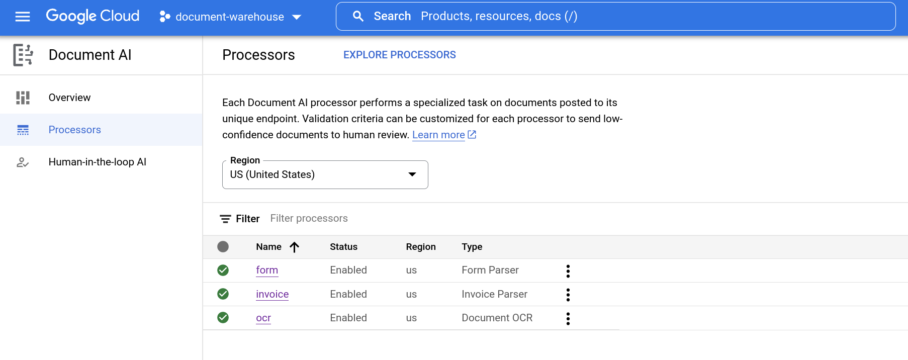 Document Processors