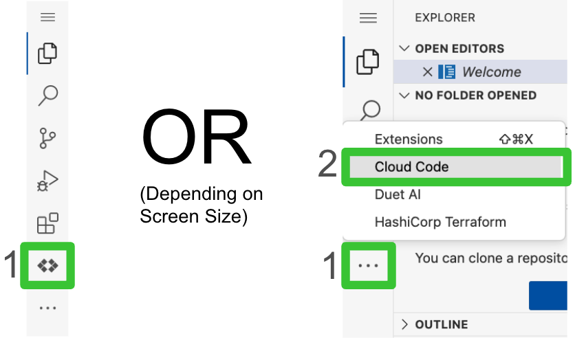 ouvrir Cloud Code