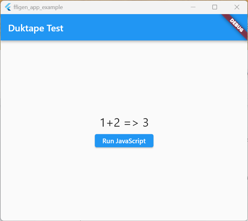 Showing Duktape JavaScript output in a Windows application
