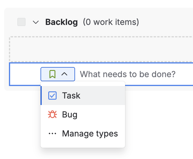 نمای Backlog از تخته BLP