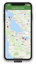 A screen shot of a Flutter app with a Google Map running in an iPhone simulator with Mountain View highlighted