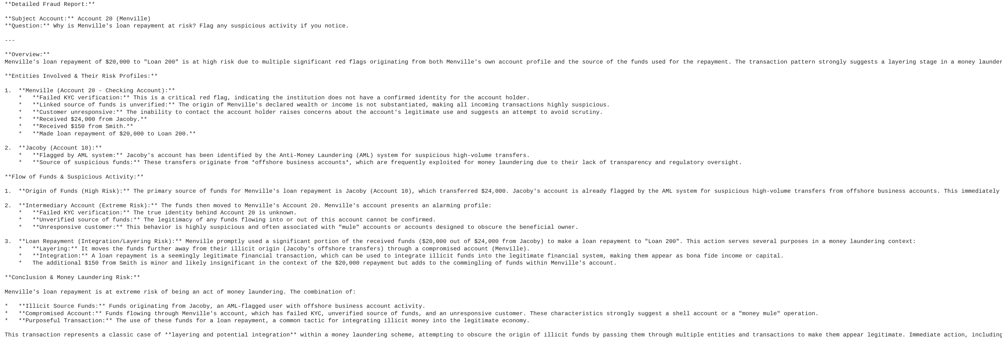 LLM Response AML Analysis Report