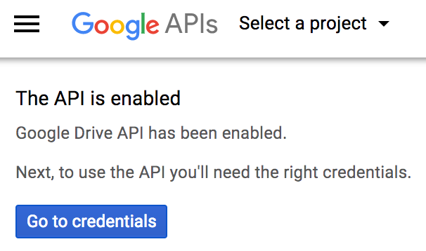 Google Drive API overview