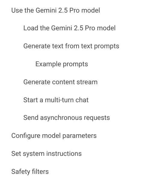 Generate text from text prompts