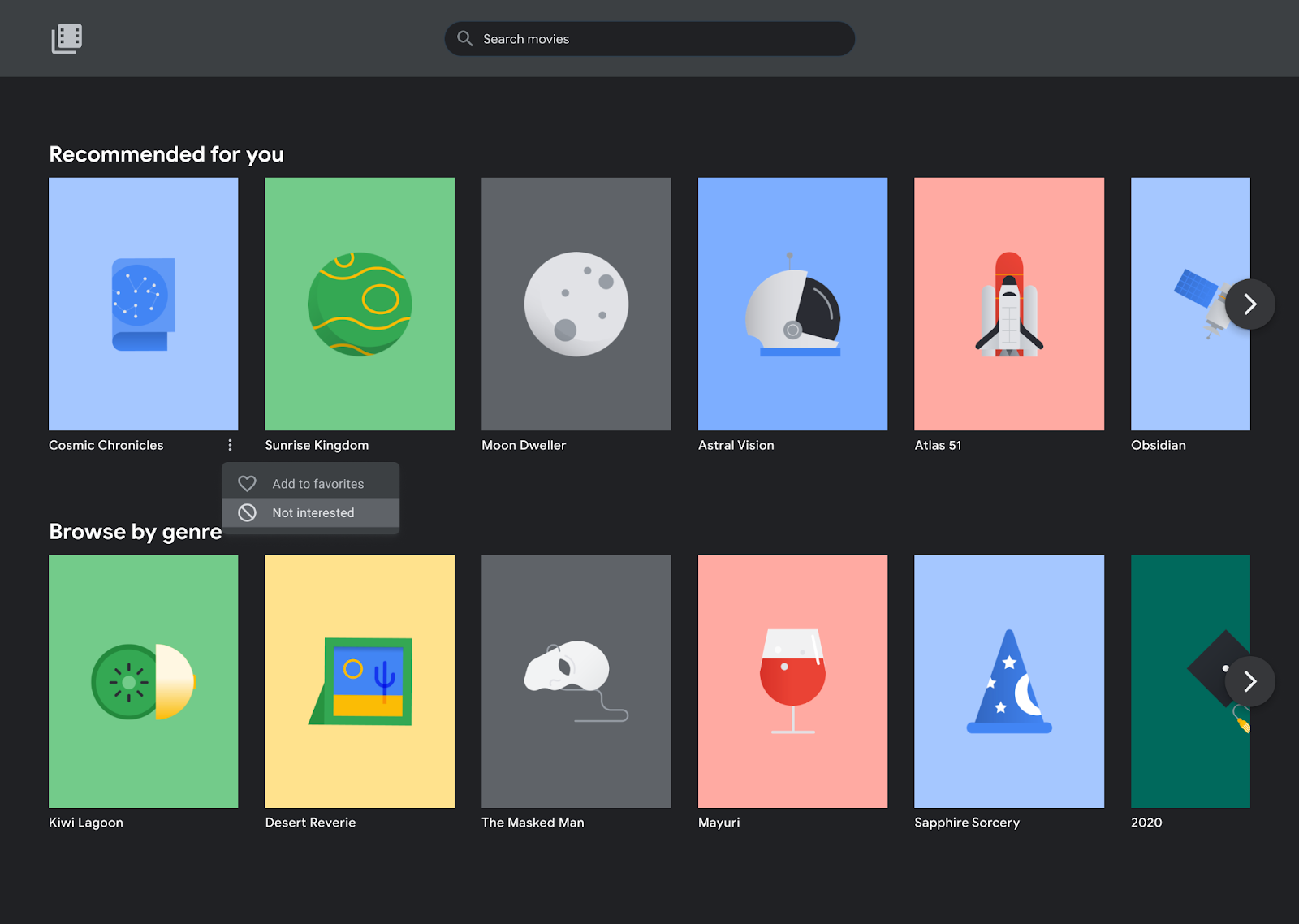 ユーザーはおすすめに対してフィードバックを提供できます。 e990b5a272085f20.png