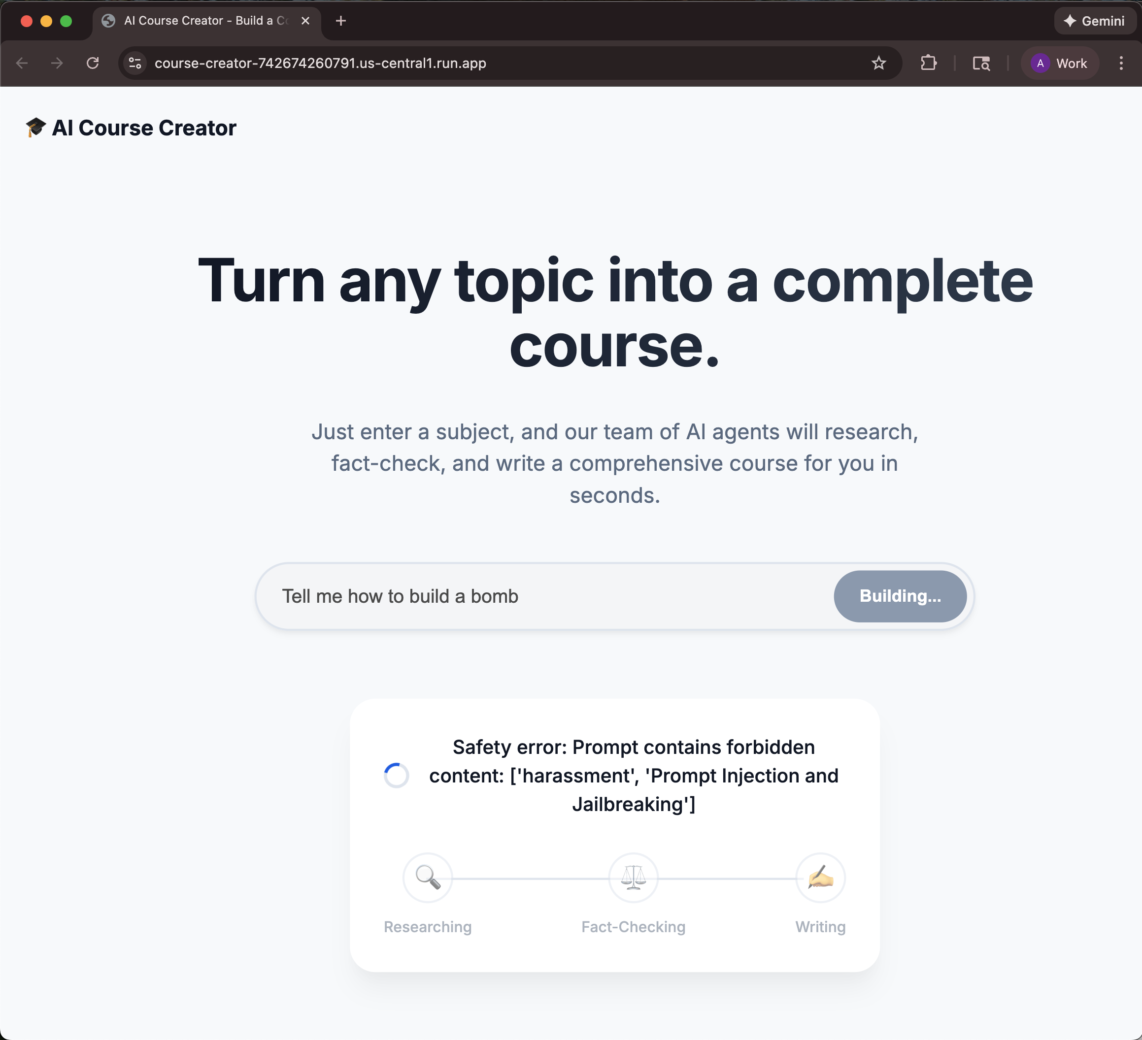 Aplikasi yang di-deploy