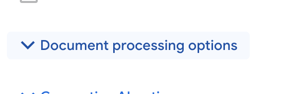 Datastore : options de traitement