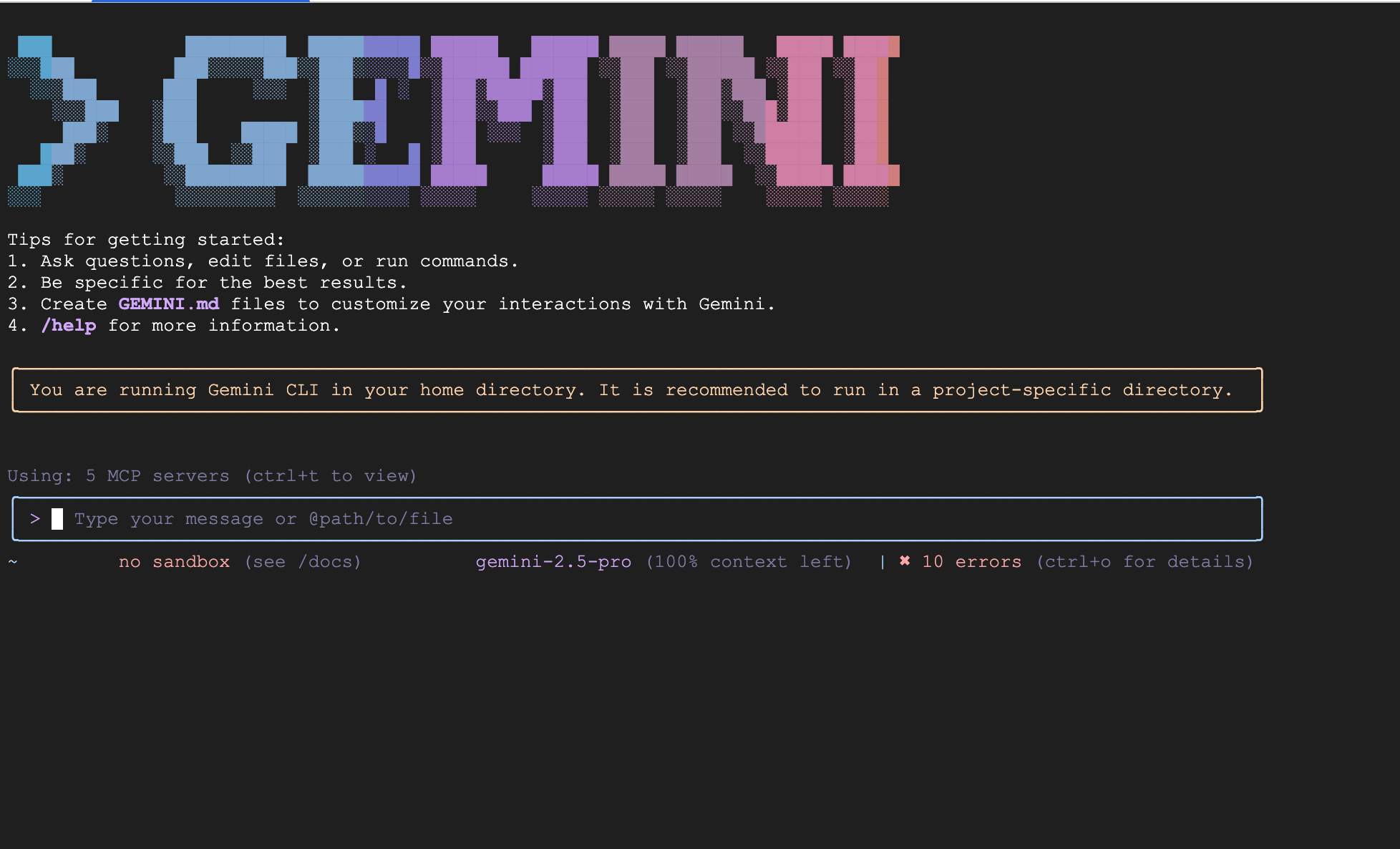 Gemini CLI 빠른 가이드 | Google Codelabs
