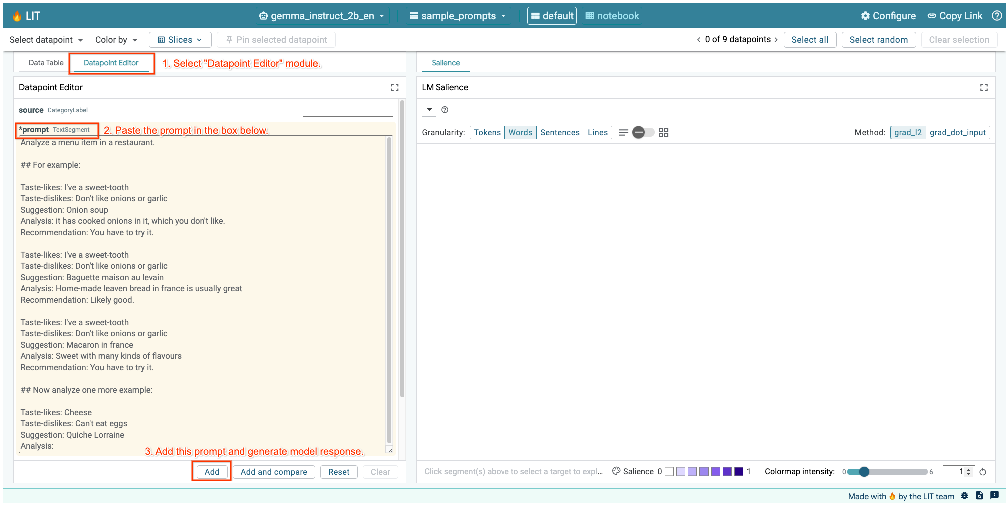 LIT Datapoint Editor