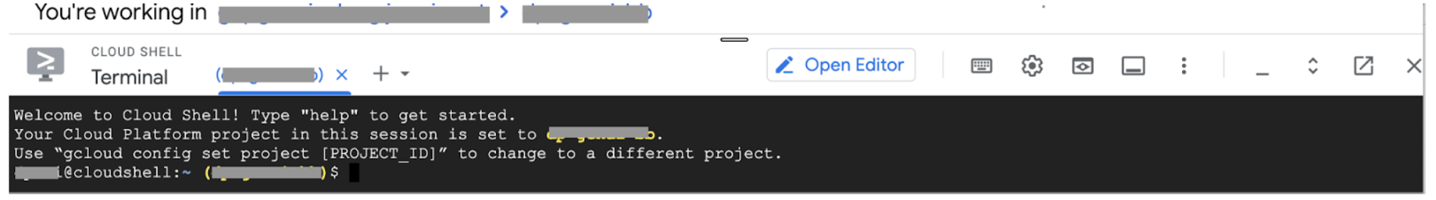 Konsol Google Cloud