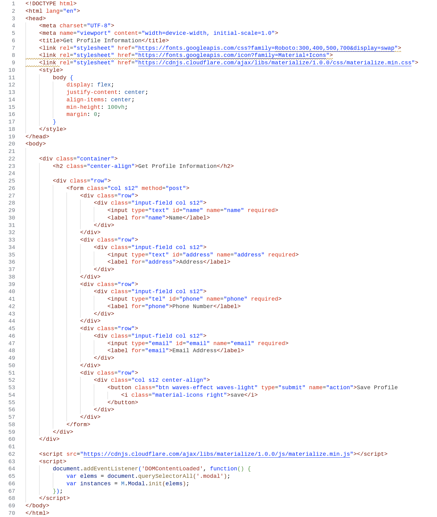 HTML สุดท้าย - การนำดีไซน์ Material มาใช้