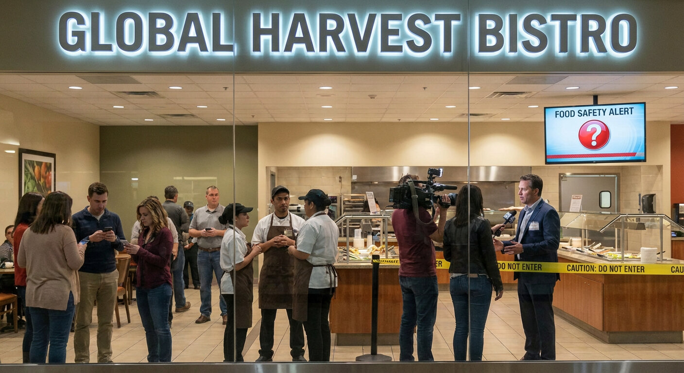 Alarma por comida en restaurante
