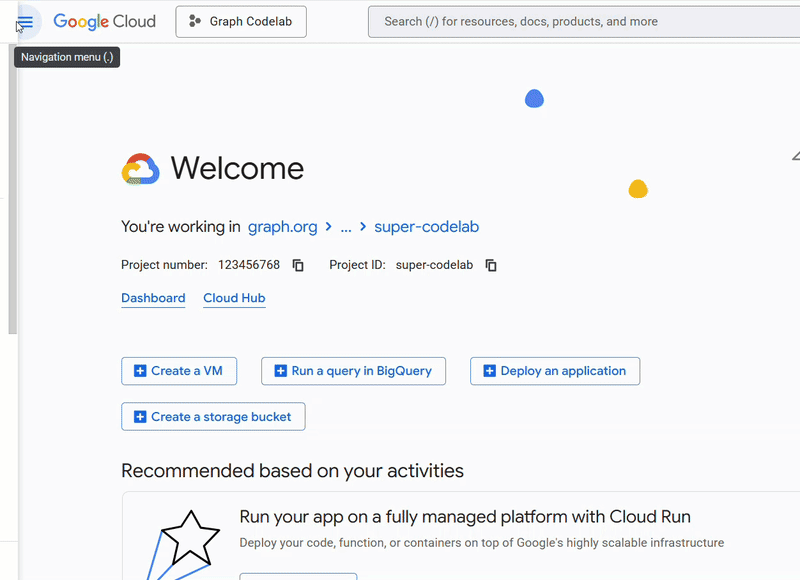BigQuery エディタ