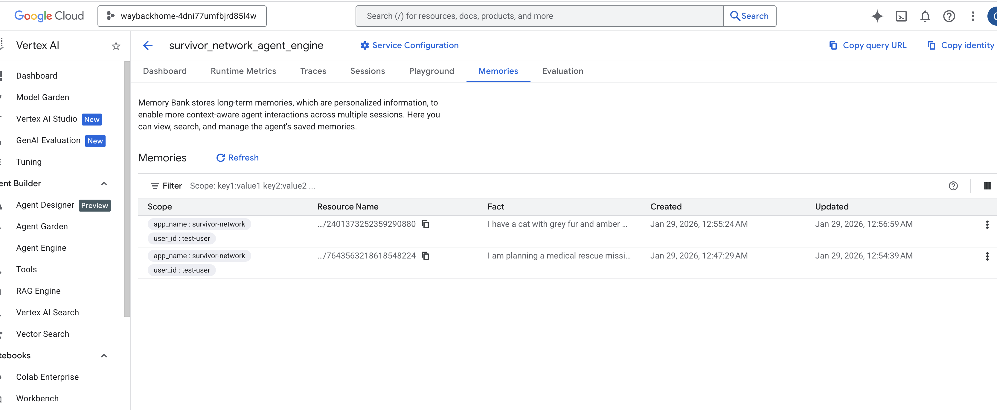 melihat kenangan