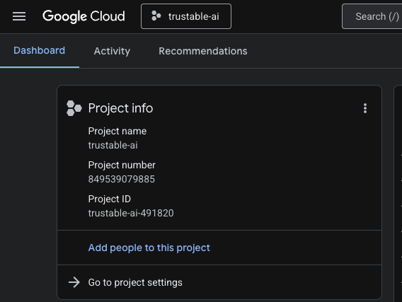 Google Cloud Console